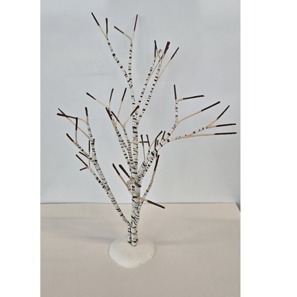 3x Department 56 Trees, Twinkle Brite Trees, Large & Small, and 13" Birch tree - Picture 3 of 16